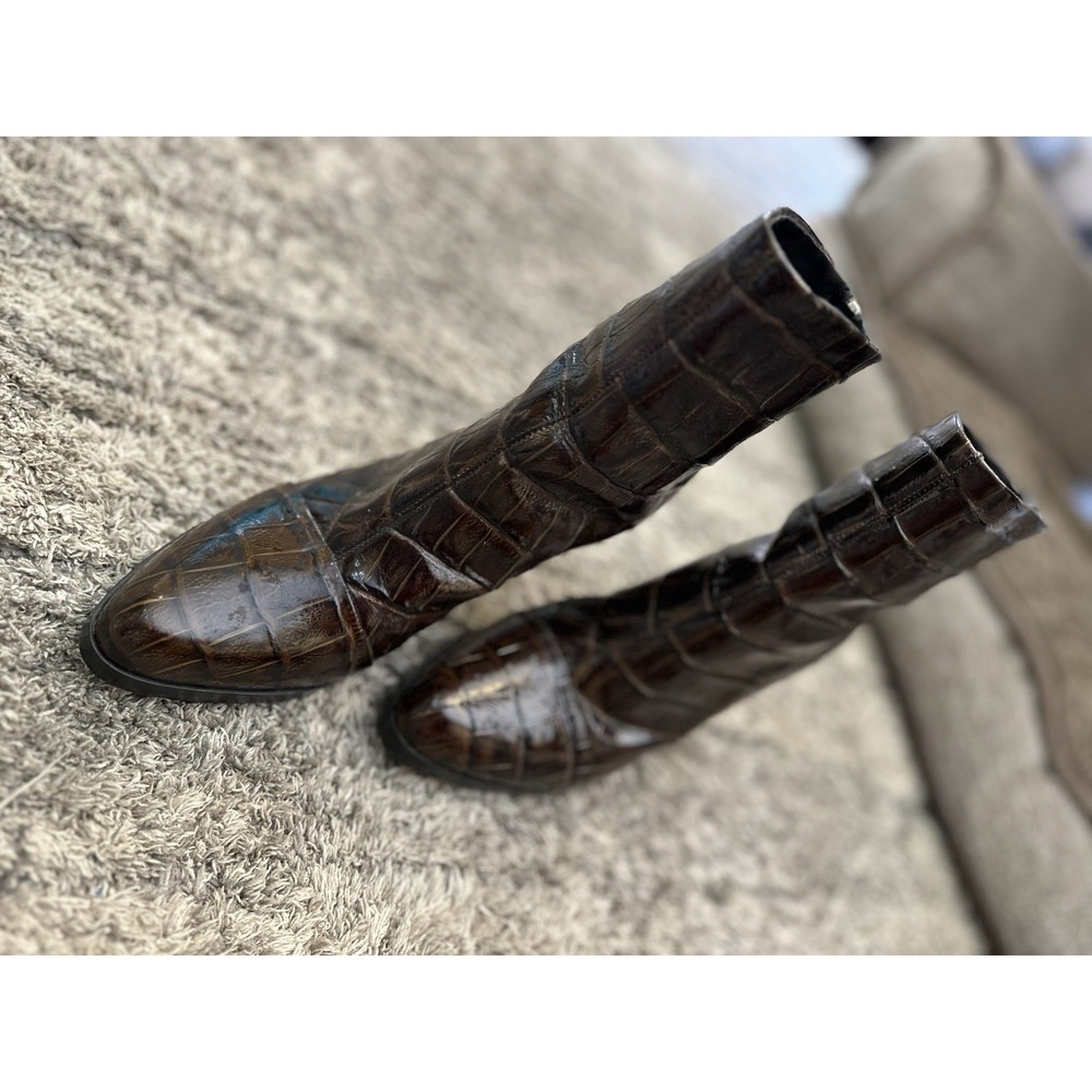 Women's Claudia Ciuti Brown Boots Size 9.5‎ - Picture 3 of 9